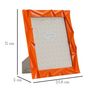 Voir la diapositive 6 : Paris Prix Cadre Photo Déco en Résine  Orangy  20x25cm Orange
