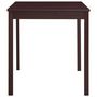Voir la diapositive 3 : VIDAXL Table a manger Marron fonce 140x70x73 cm Bois de pin