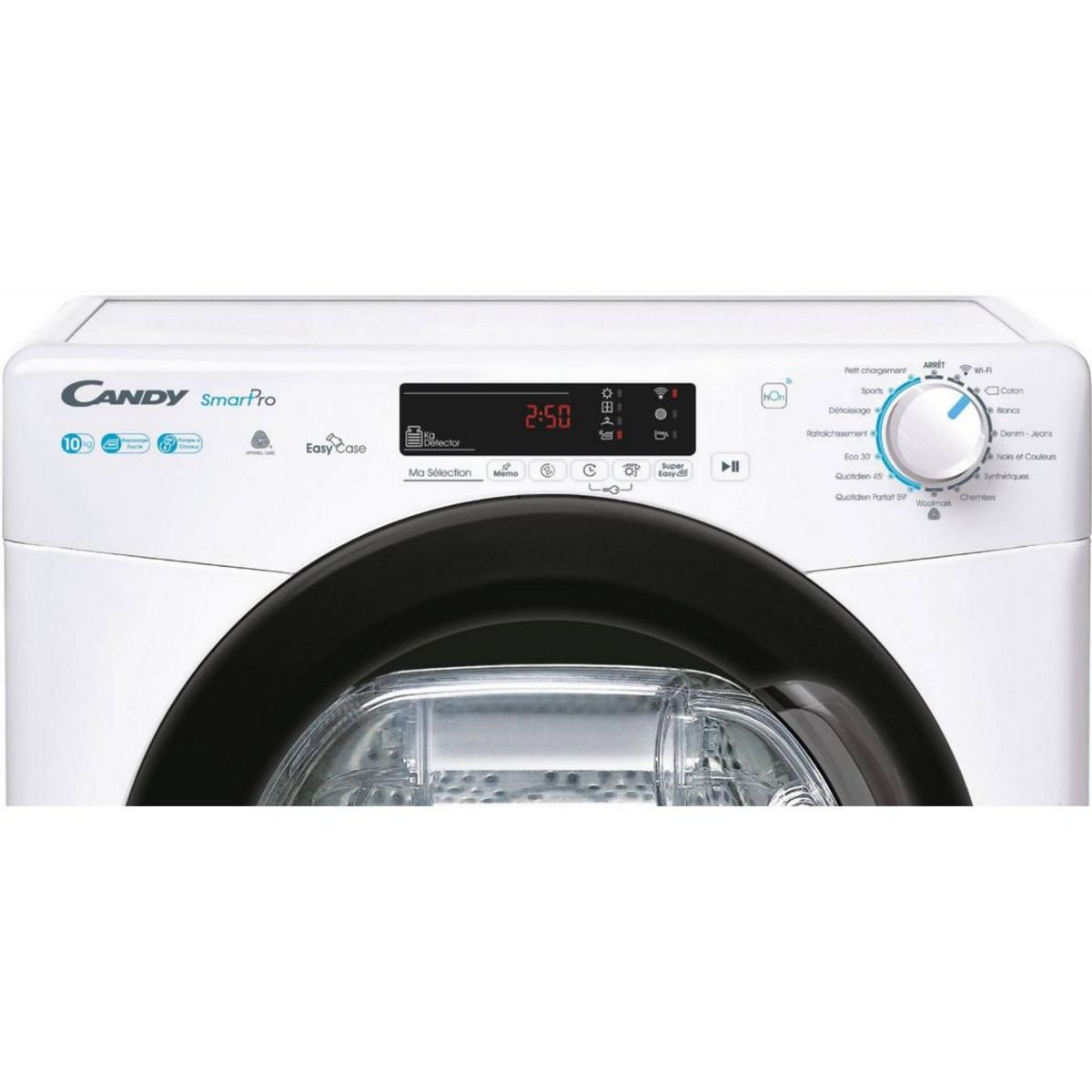 Candy Sèche-linge pompe à chaleur avec condenseur 60cm 10kg blanc - csoeh10a2dbex-47