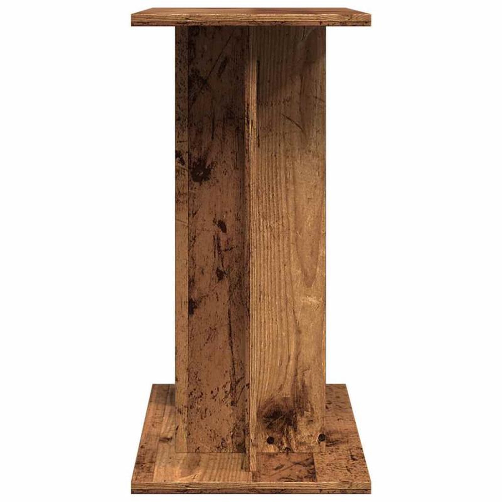 Voir la diapositive 5 : VIDAXL Support d aquarium vieux bois 60x30x60 cm bois d ingénierie