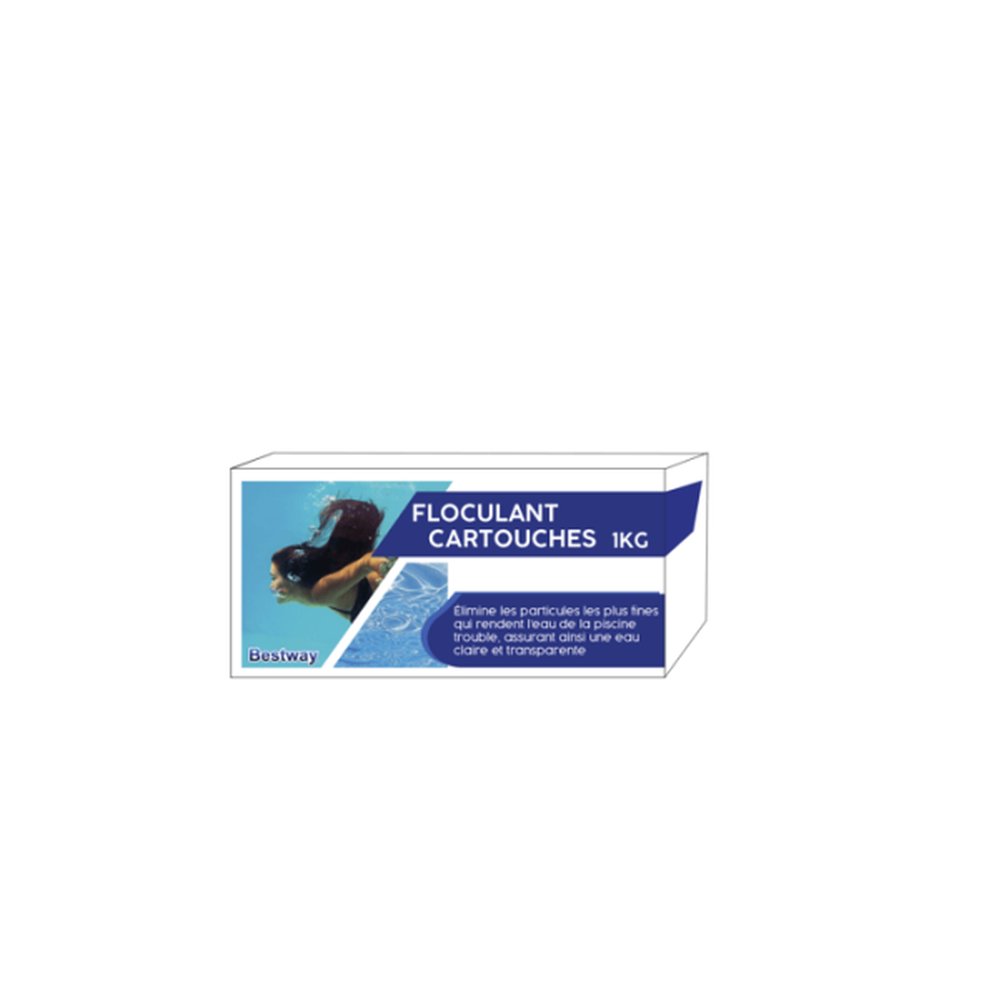 BESTWAY Floculant cartouches BESTWAY - 25443 - 20gr - 1kg
