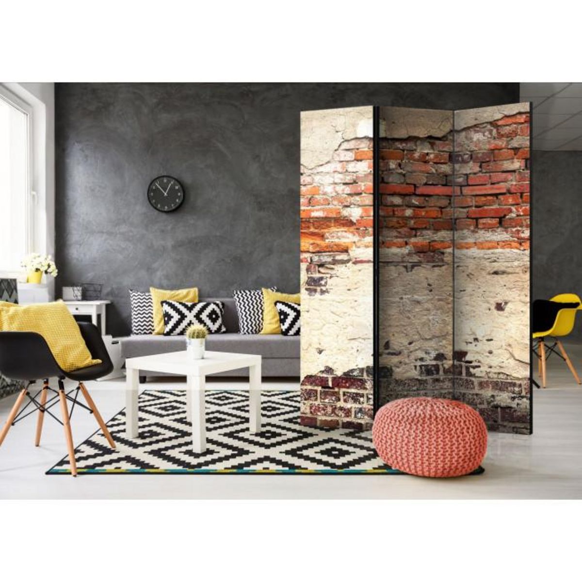 Paris Prix Paravent 3 Volets  City History  135x172cm