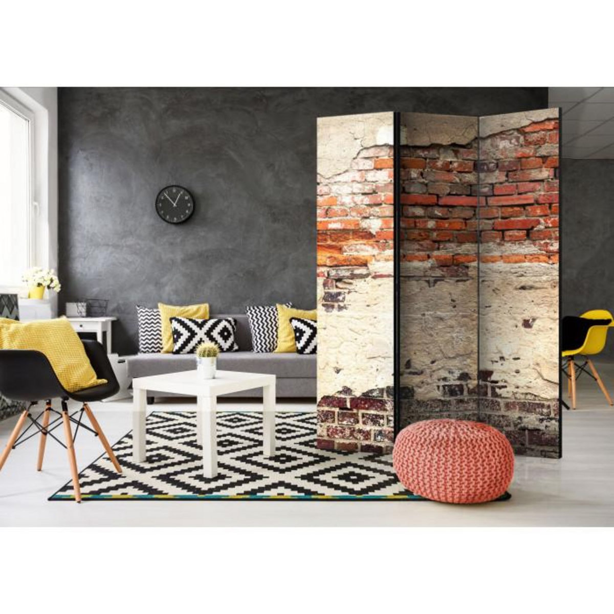 Paris Prix Paravent 3 Volets  City History  135x172cm