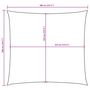 Voir la diapositive 6 : VIDAXL Voile de parasol Tissu Oxford carre 3,6x3,6 m marron