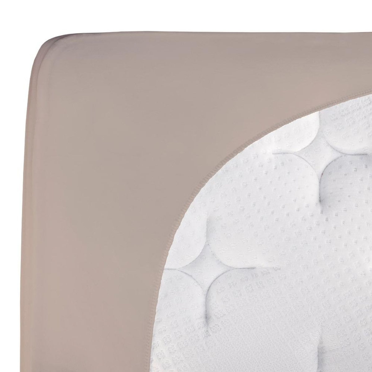 BELLECOUR BELLECOUR LITERIE | Alèse B-SENSIBLE Taupe | Impermeable & Anti-acariens