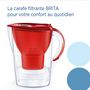 Voir la diapositive 2 : BRITA BRITA Carafe filtrante Marella rouge (2,4L) inclus 1 cartouche filtrante MAXTRA PRO All-in-1