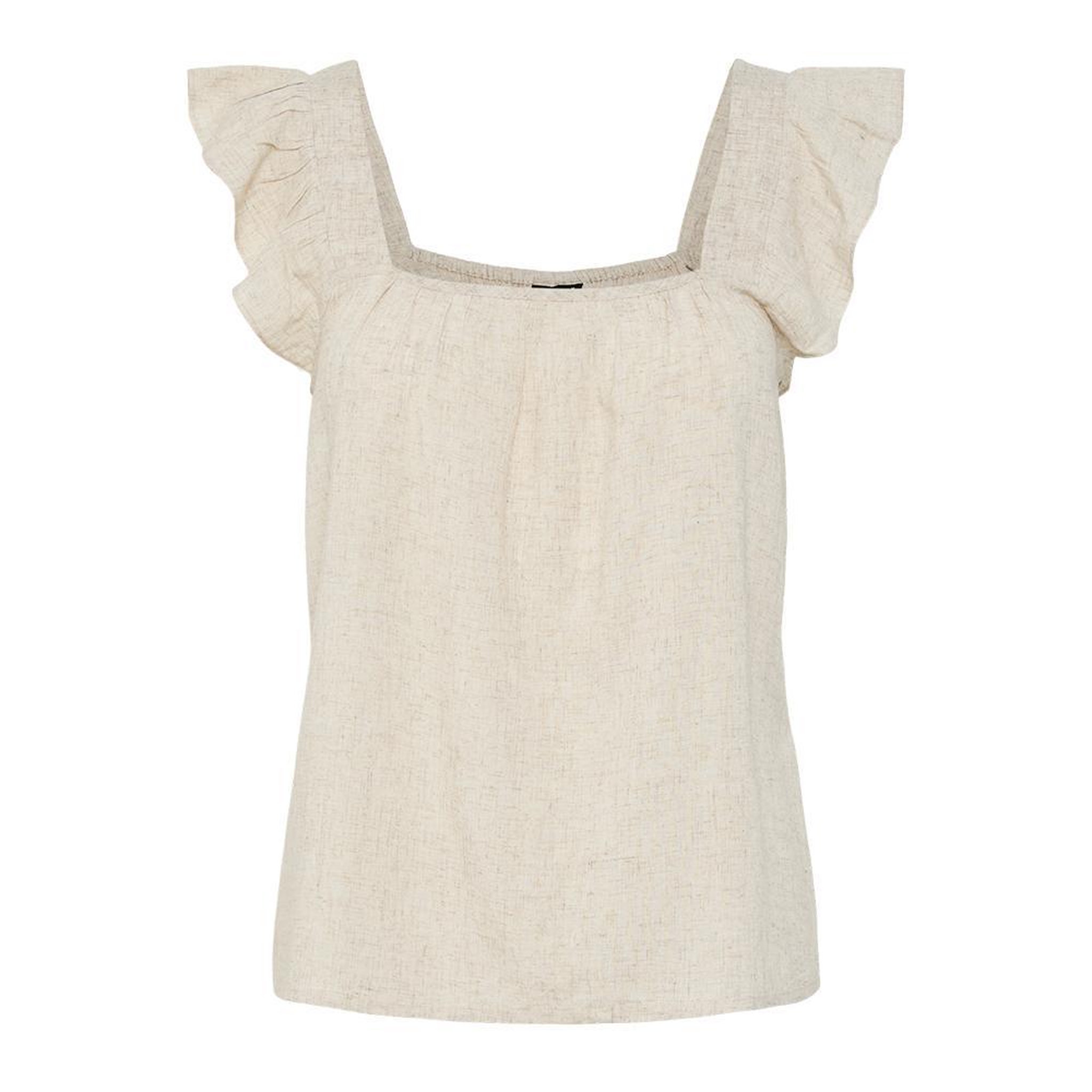 Voir la diapositive 2 : Pieces Débardeur Beige Femme Pieces Pia