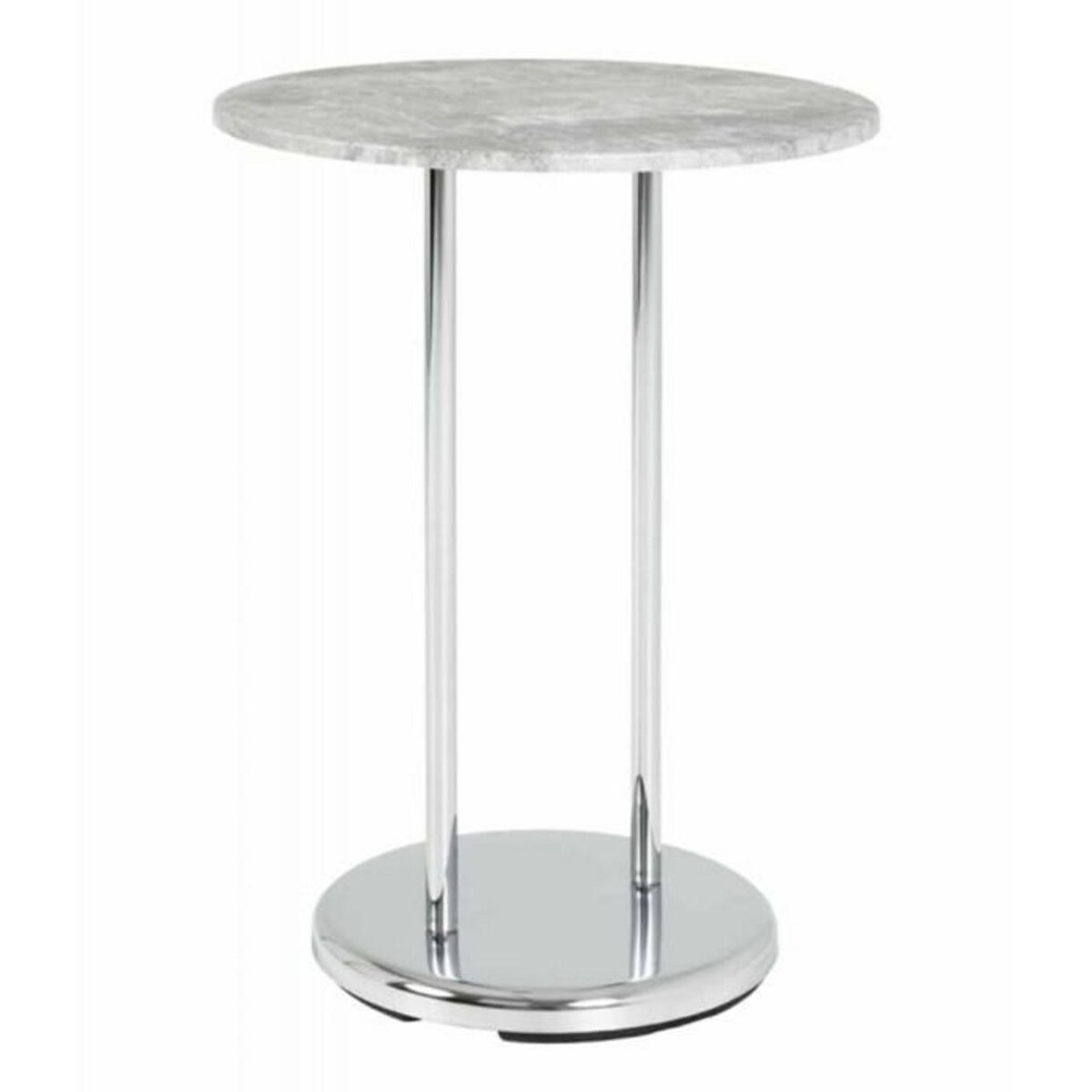 Paris Prix Table d'Appoint Ronde Effet Béton  Miguel  55cm Gris
