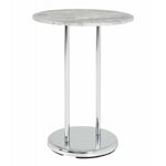 Paris Prix Table d'Appoint Ronde Effet Béton  Miguel  55cm Gris
