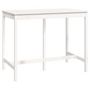 Voir la diapositive 2 : VIDAXL Table de bar Blanc 140x80x110 cm Bois massif de pin