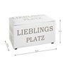Voir la diapositive 5 : Paris Prix Coffre de Rangement  Lieblings Platz  65cm Blanc