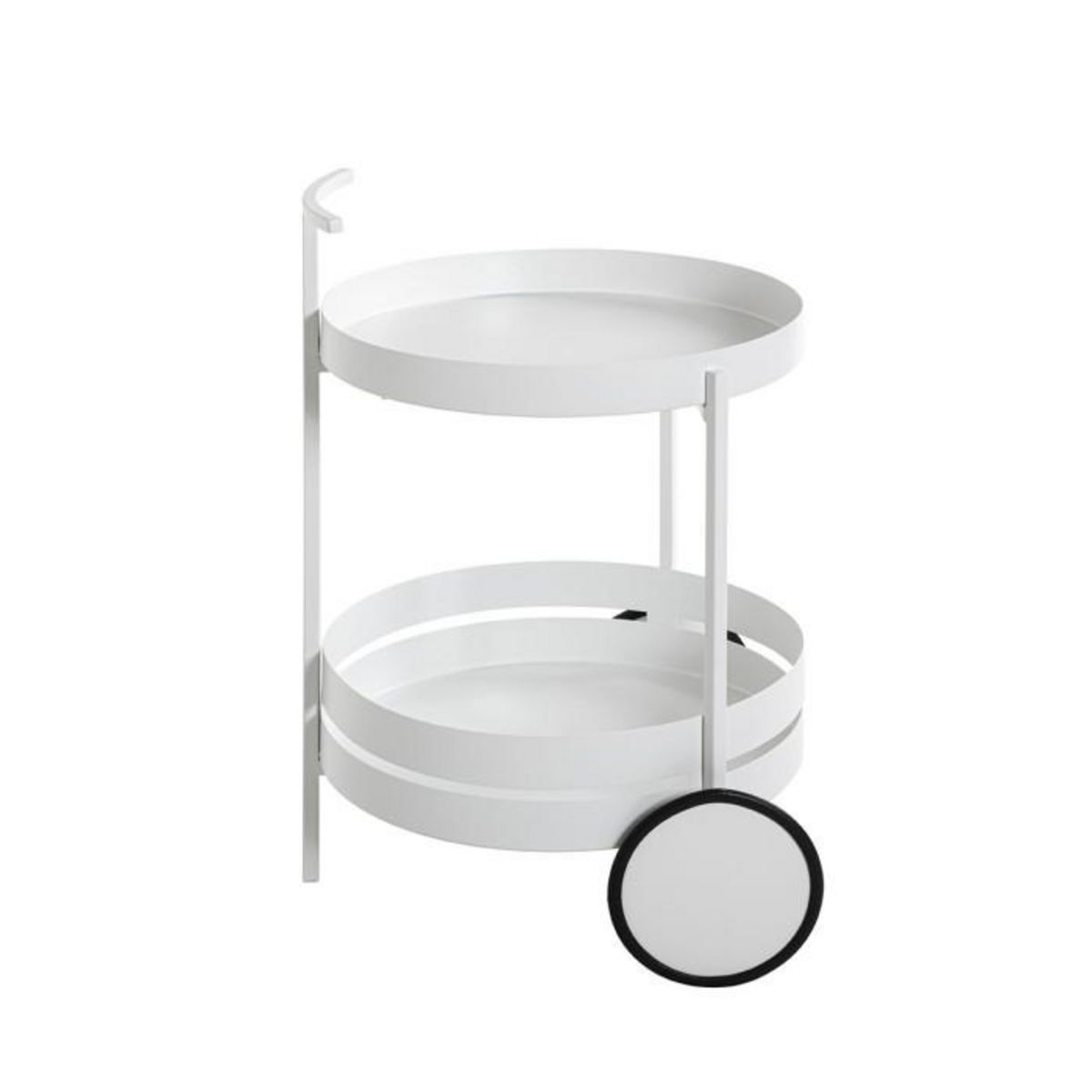 Paris Prix Desserte de Cuisine Ronde  Postres  62cm Blanc