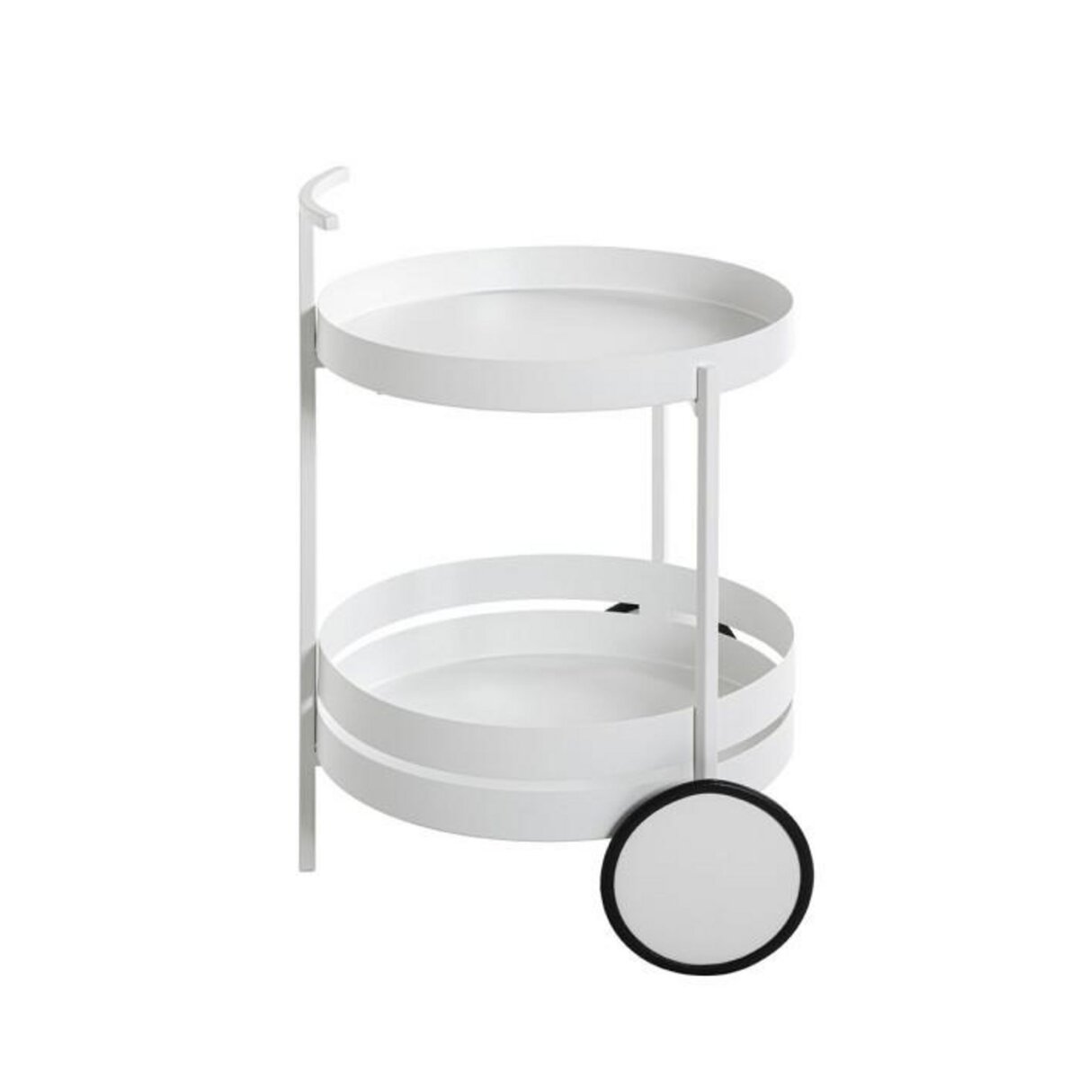 Paris Prix Desserte de Cuisine Ronde  Postres  62cm Blanc