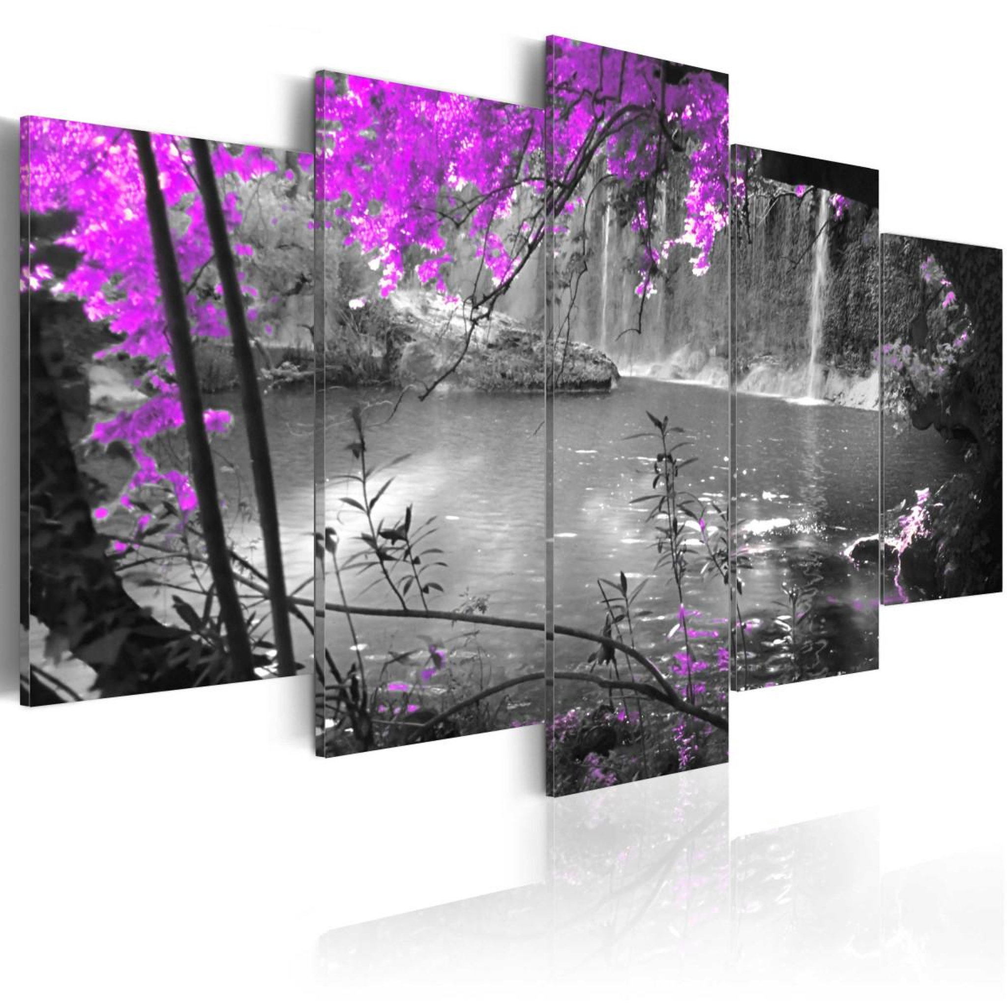 Paris Prix Tableau imprimé  forgotten lake. Coloris disponibles : Multicolore