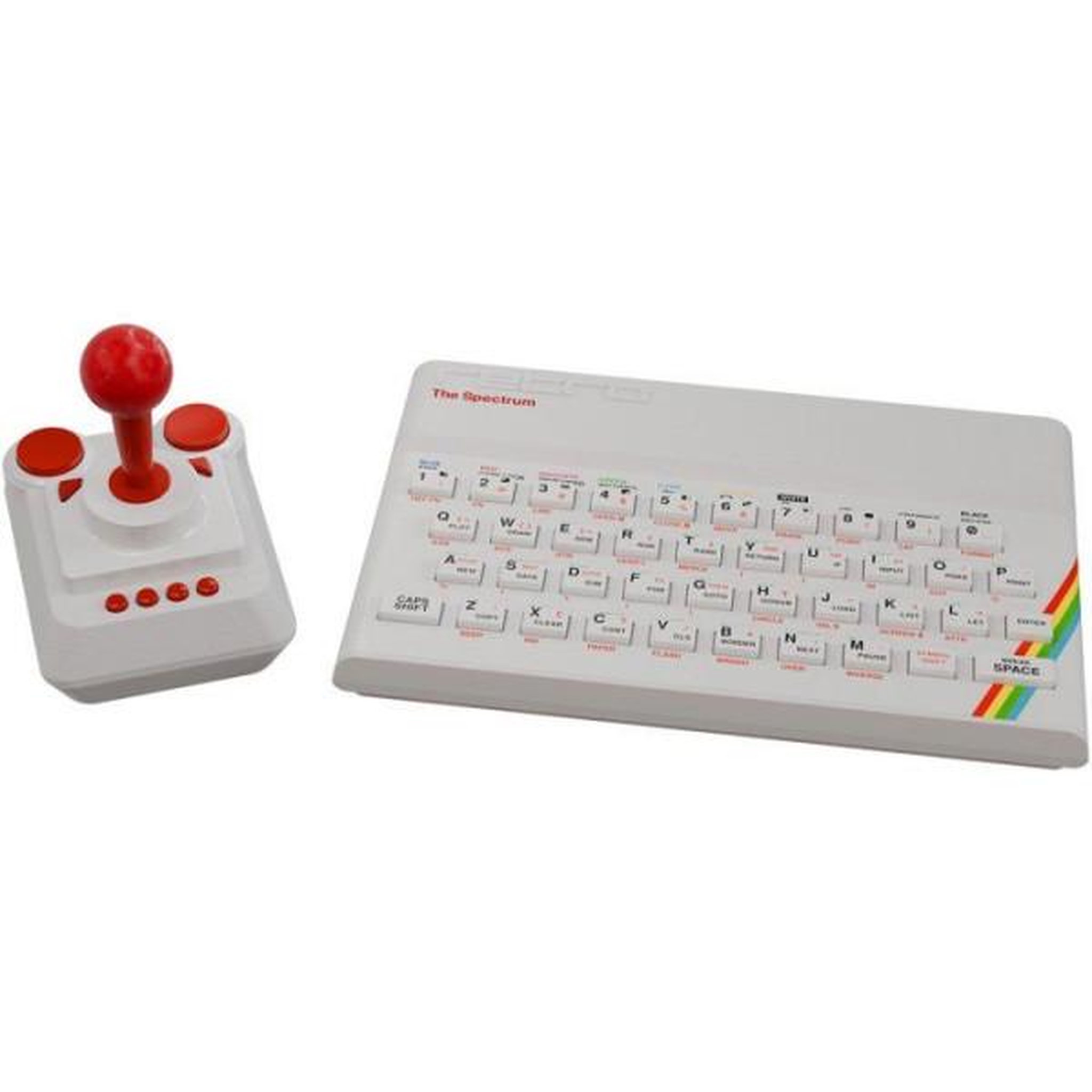 Voir la diapositive 4 : Retro Games Console rétro the spectrum - white edition (blanc)