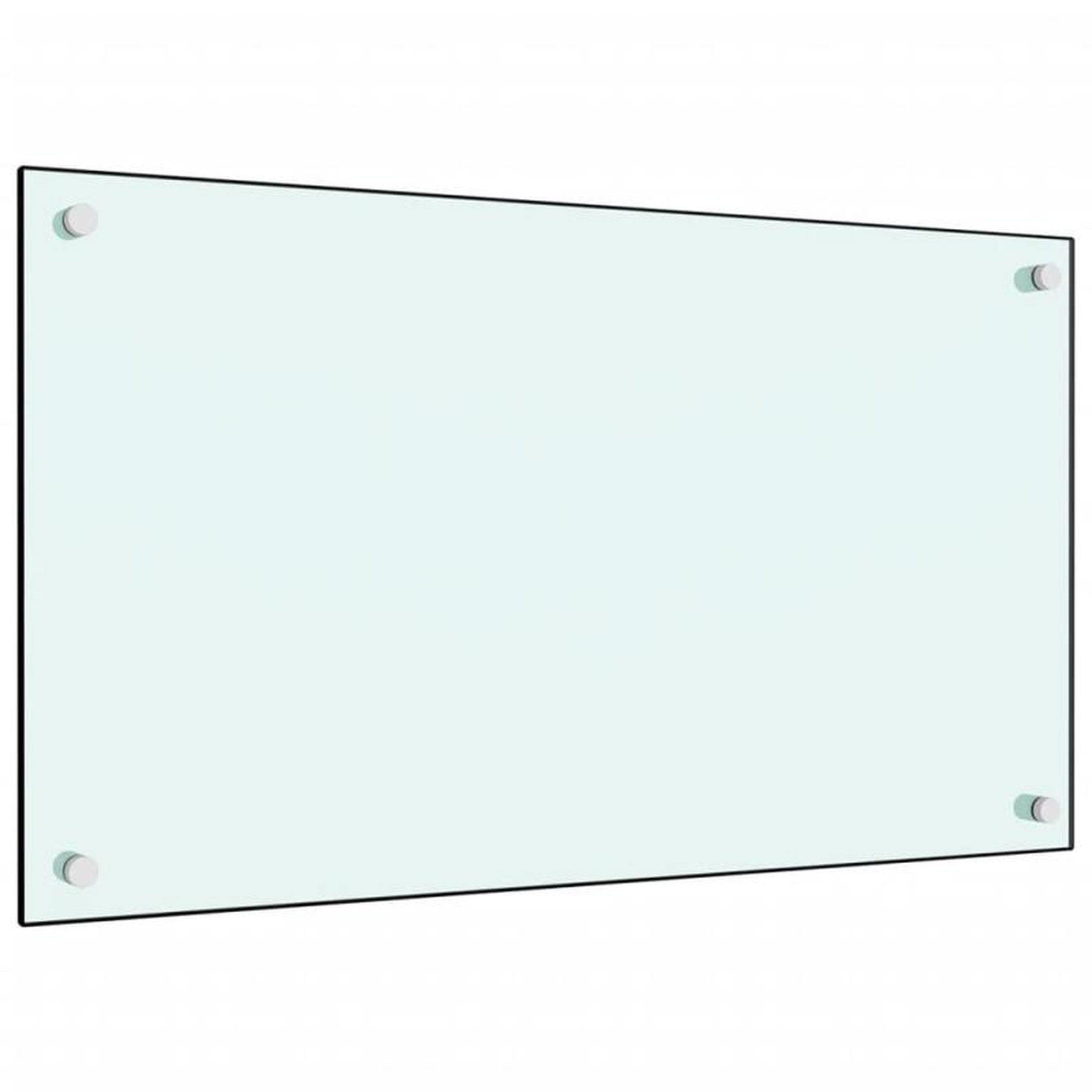 Voir la diapositive 4 : VIDAXL Dosserets de cuisine 2 pcs blanc 70x40 cm verre trempé