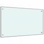 Voir la diapositive 4 : VIDAXL Dosserets de cuisine 2 pcs blanc 70x40 cm verre trempé