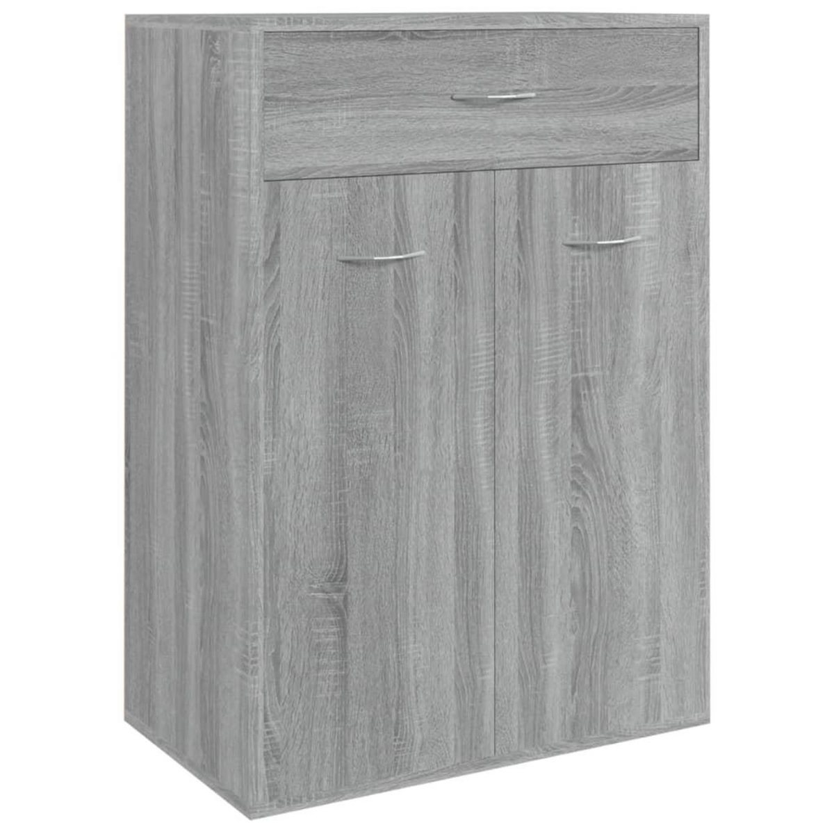 VIDAXL Armoire a chaussures Sonoma gris 60x35x84 cm Bois d'ingenierie
