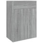Voir la diapositive 2 : VIDAXL Armoire a chaussures Sonoma gris 60x35x84 cm Bois d'ingenierie