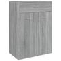 Voir la diapositive 2 : VIDAXL Armoire a chaussures Sonoma gris 60x35x84 cm Bois d'ingenierie