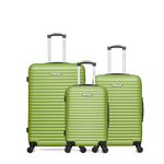 BLUESTAR BLUESTAR - Lot de 3 - Valises grand format, weekend et cabine BRAZILIA. Coloris disponibles : Noir, Gris, Beige