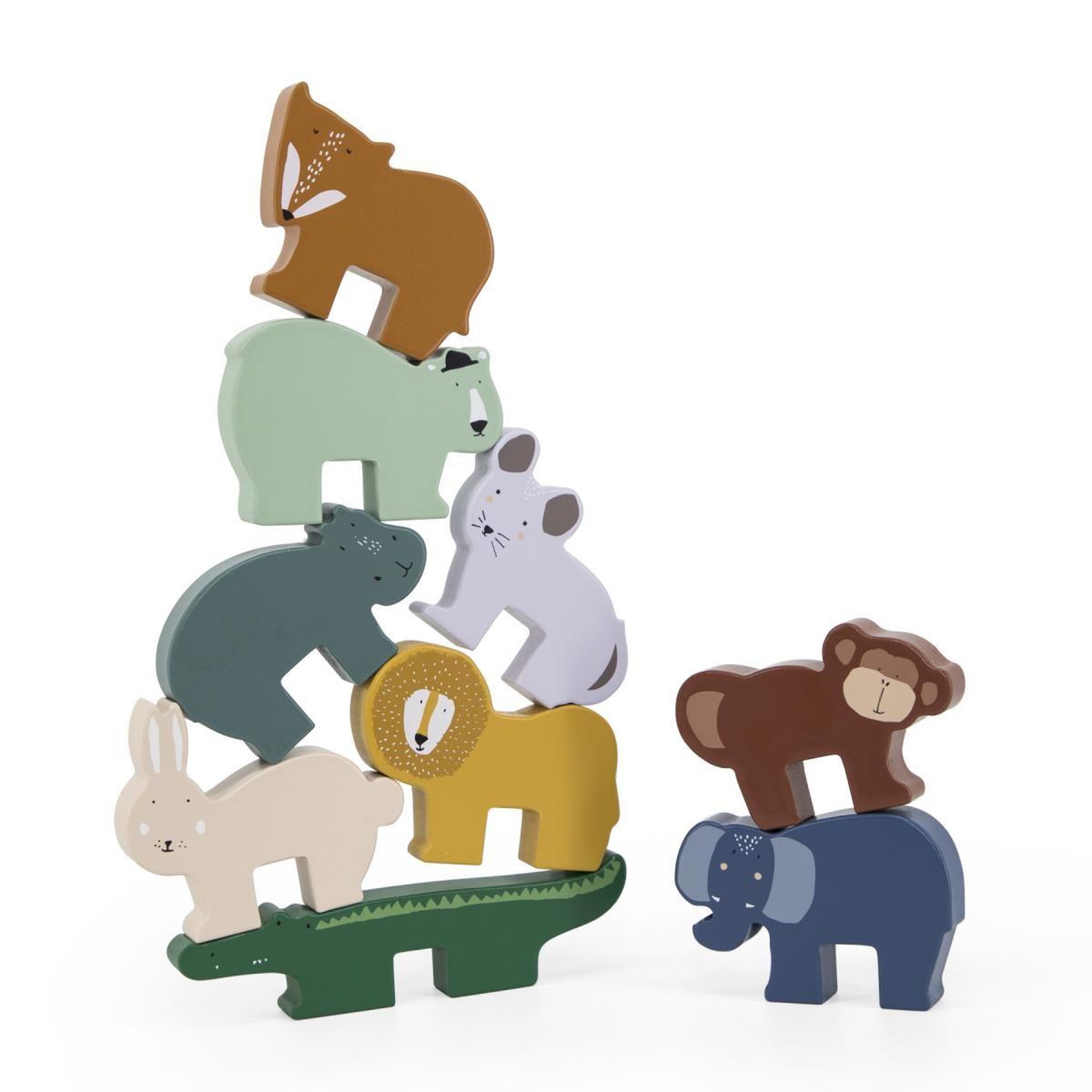 Trixie Jeu d'empilage d'animaux en bois