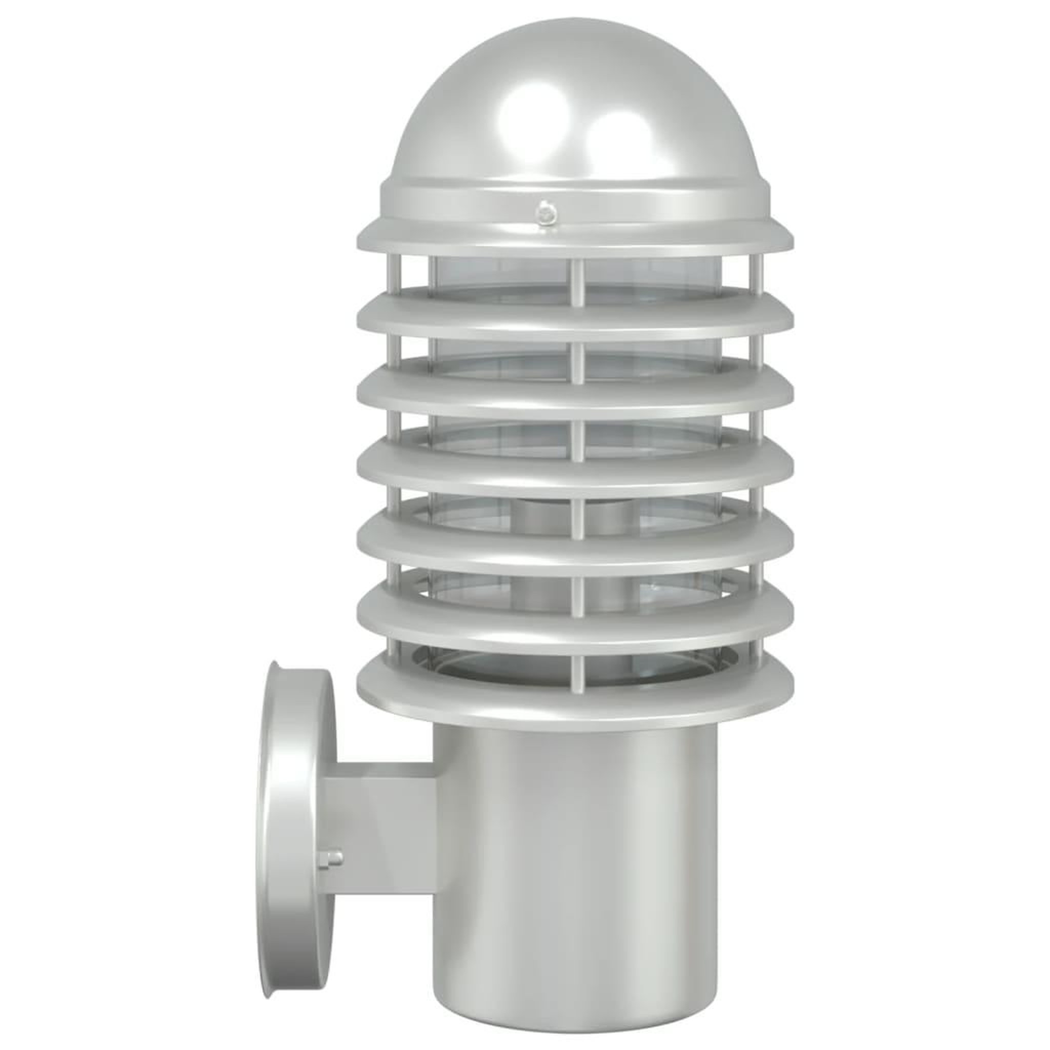 Voir la diapositive 5 : VIDAXL Applique murale d'exterieur argente acier inoxydable