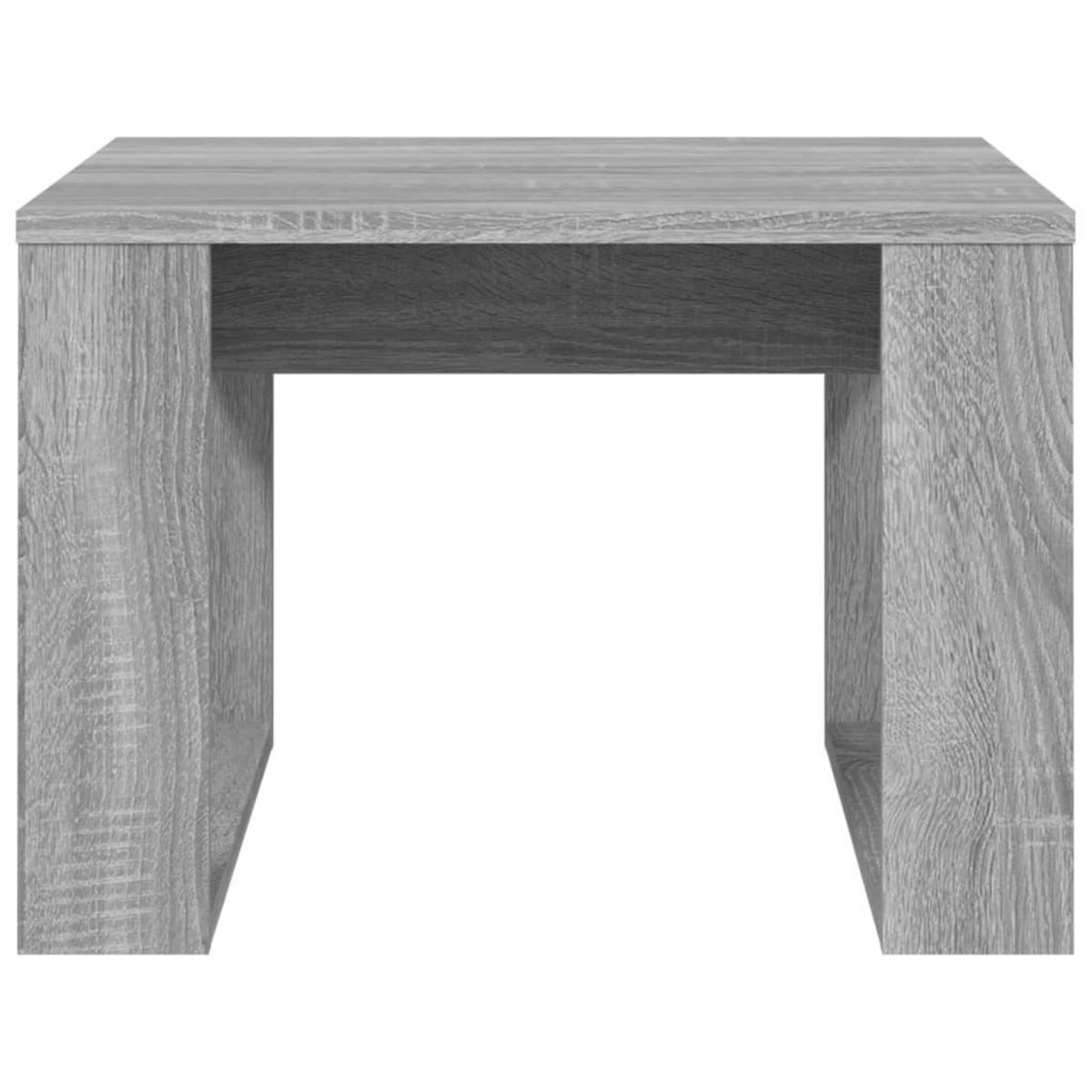 VIDAXL Table d'appoint Sonoma gris 50x50x35 cm Bois d'ingenierie