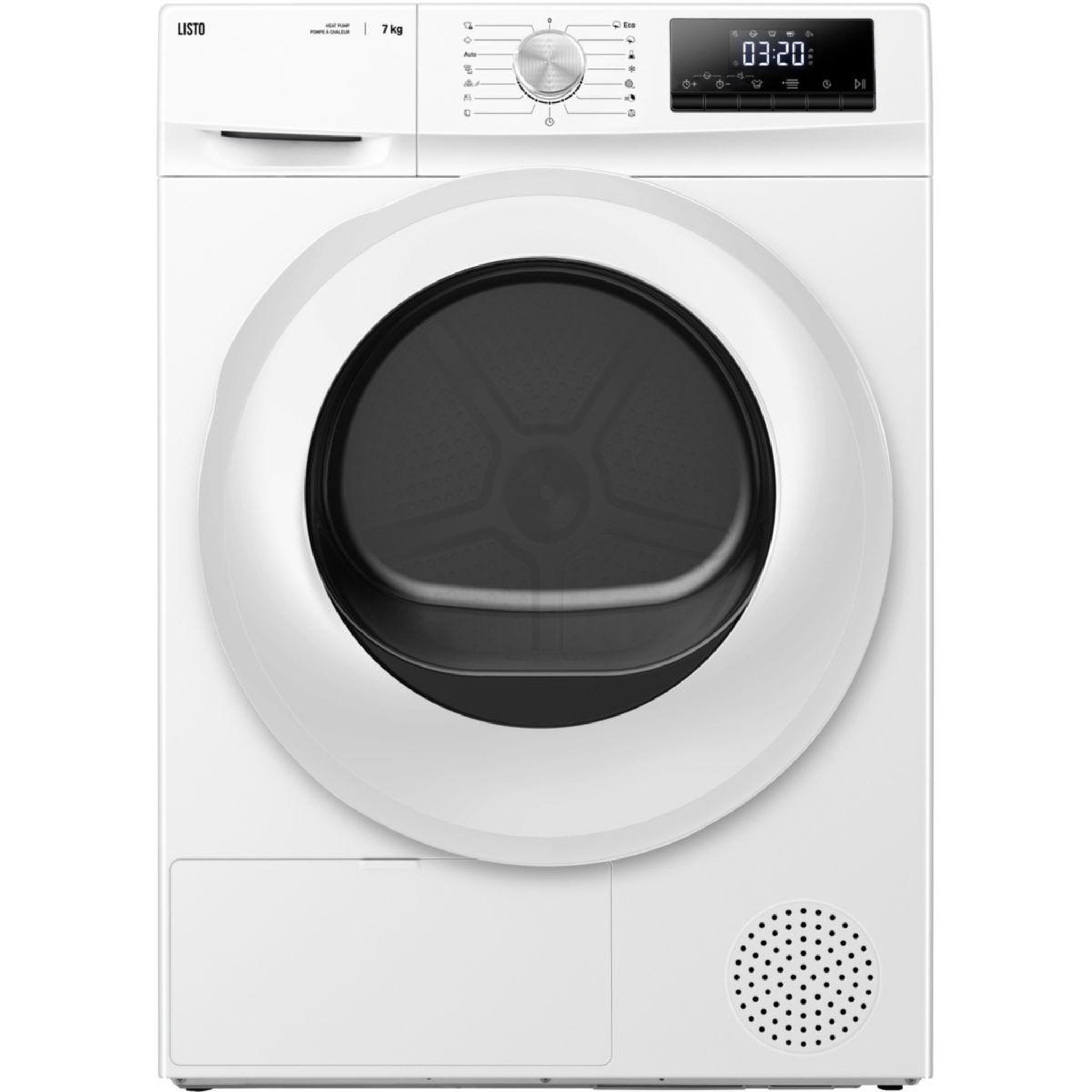 Listo Sèche linge pompe à chaleur slhp7-l6b