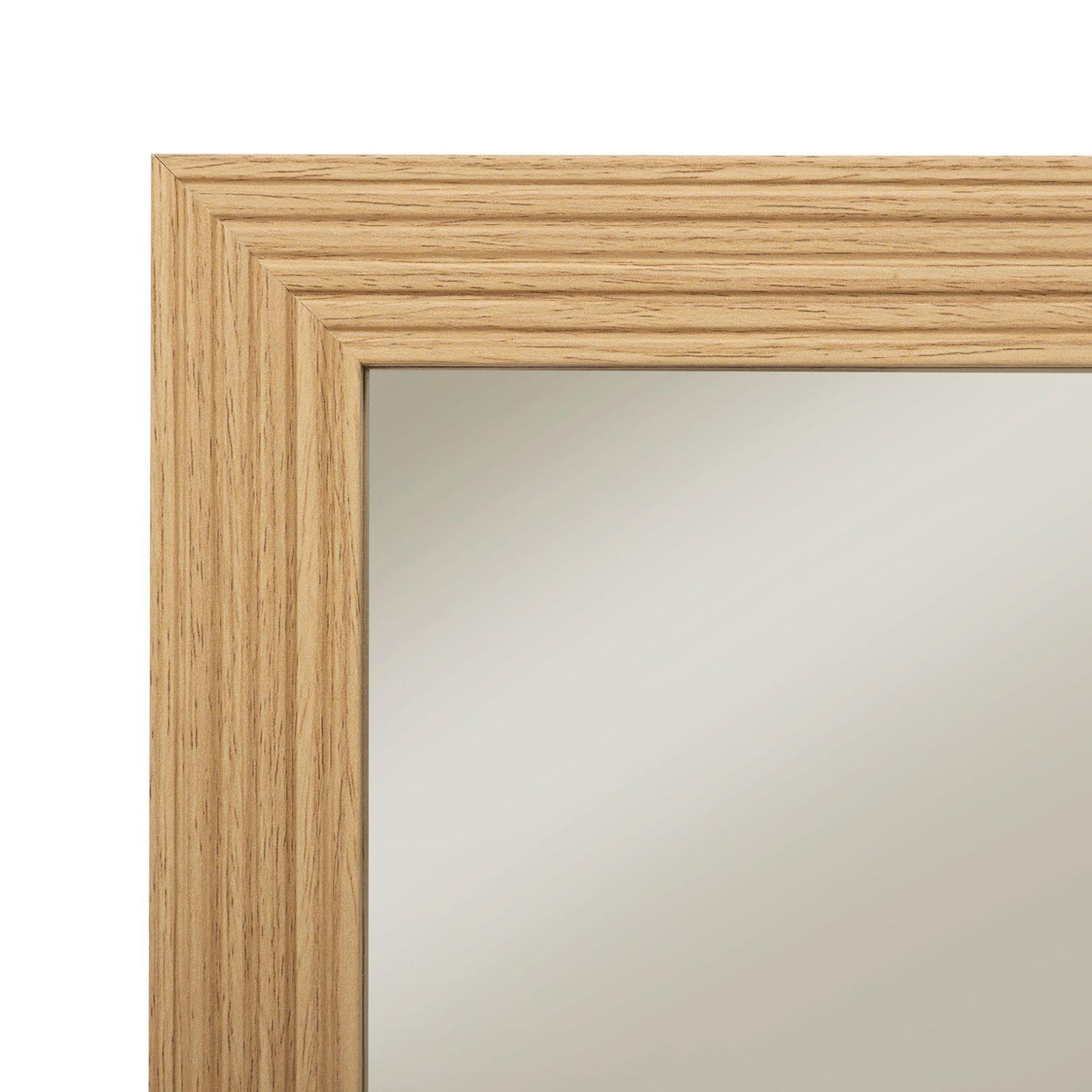Voir la diapositive 6 : FIVE Miroir de porte à suspendre en bois TASSO - Beige