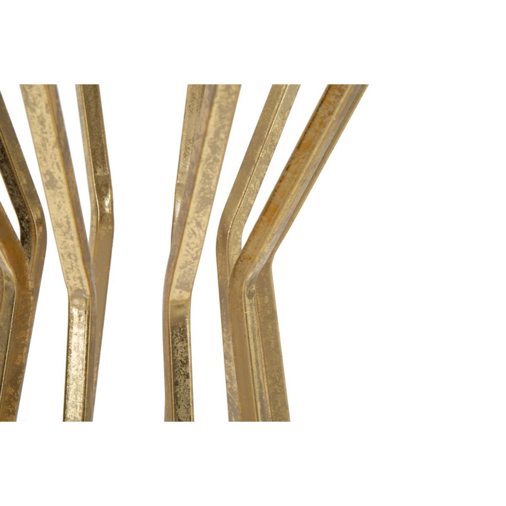 Voir la diapositive 4 : Paris Prix Table d'Appoint Design  Vienna  100cm Or
