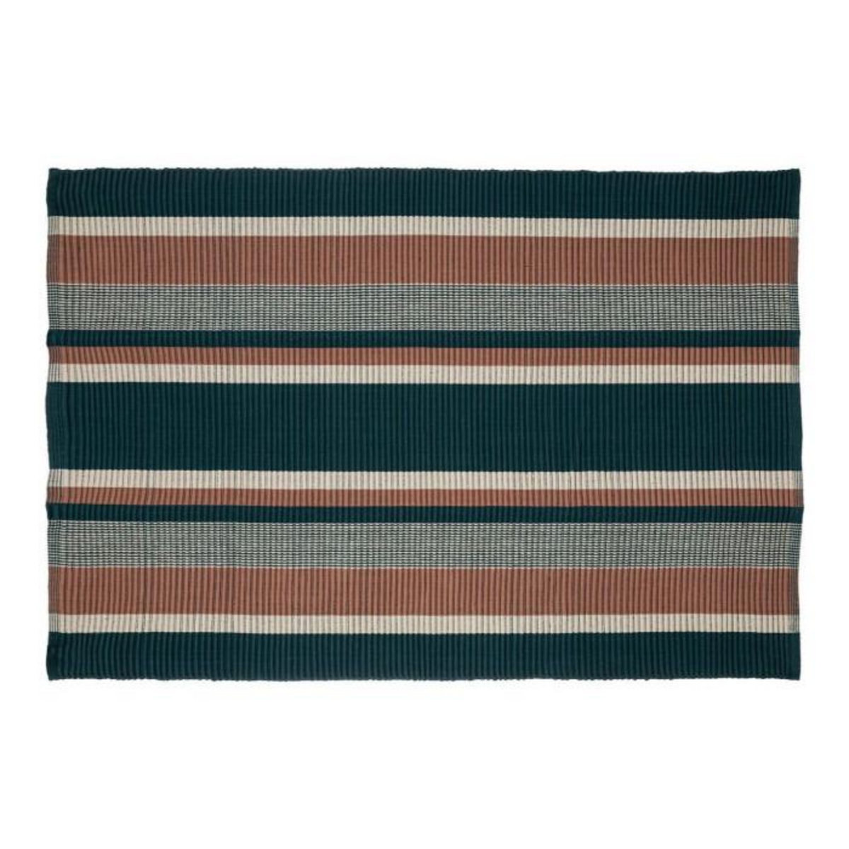 ATMOSPHERA Tapis Cannelé  Le Collectionneur  120x170cm Bleu Canard