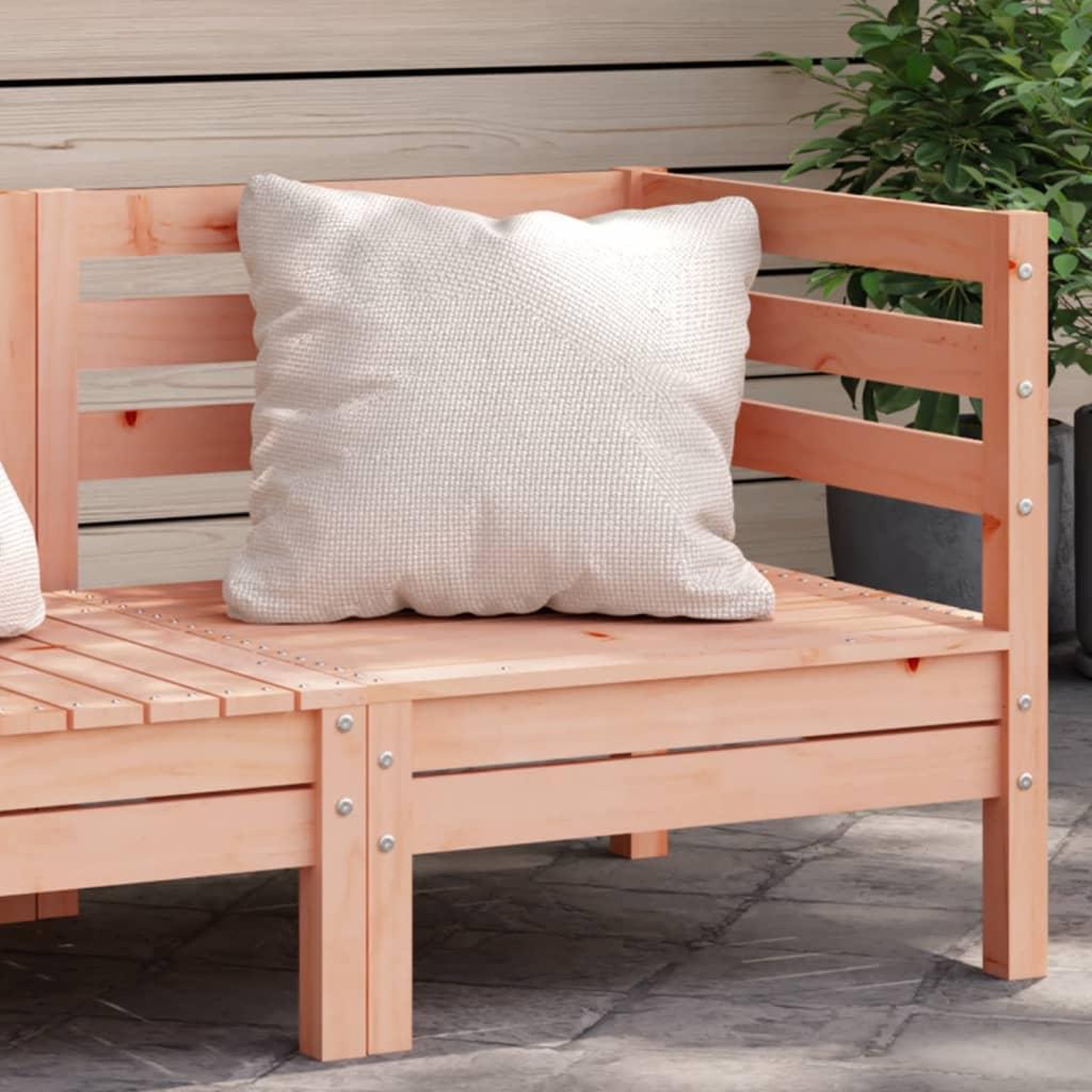 VIDAXL Canape d'angle de jardin bois massif douglas