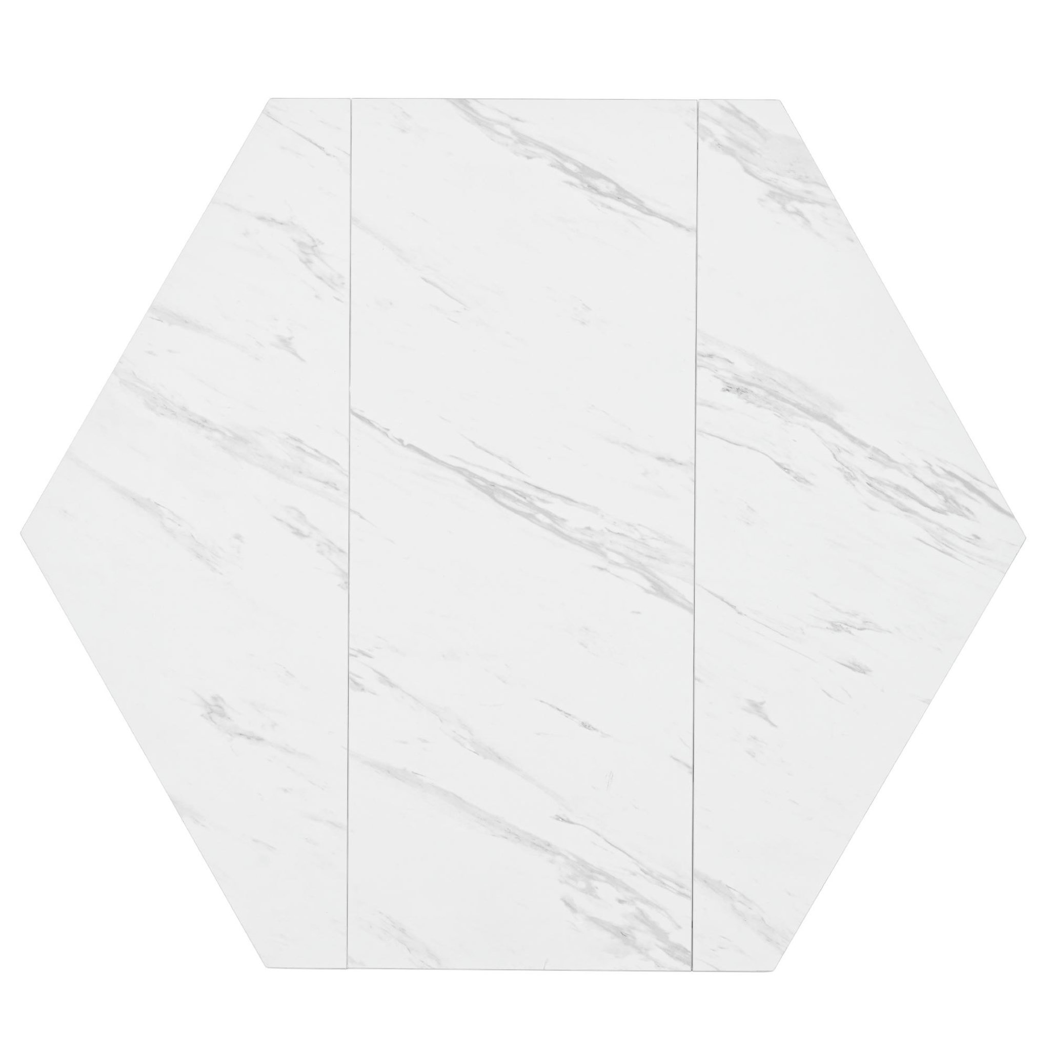 Voir la diapositive 5 : MERAX Table à manger hexagonale