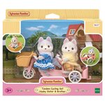 Sylvanian families 5637 Les frères et s&oelig;urs husky et leur tandem - Sylvanian Families