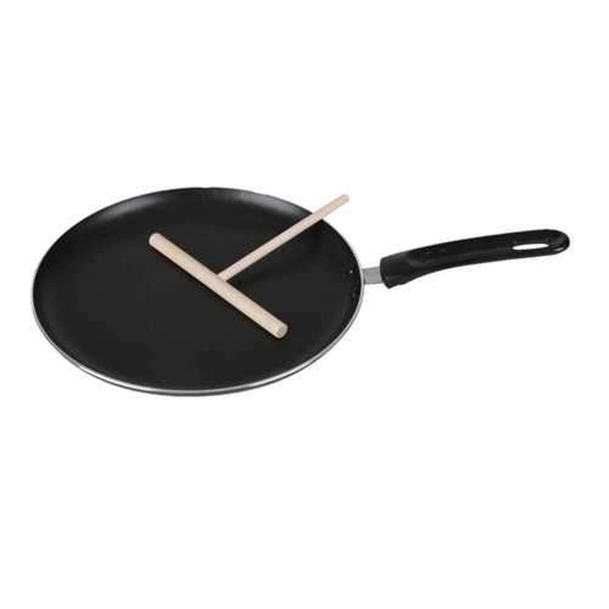 DIVERS Crêpière antiadhésive tous feux avec étaleur de pâte - Diam 26 cm