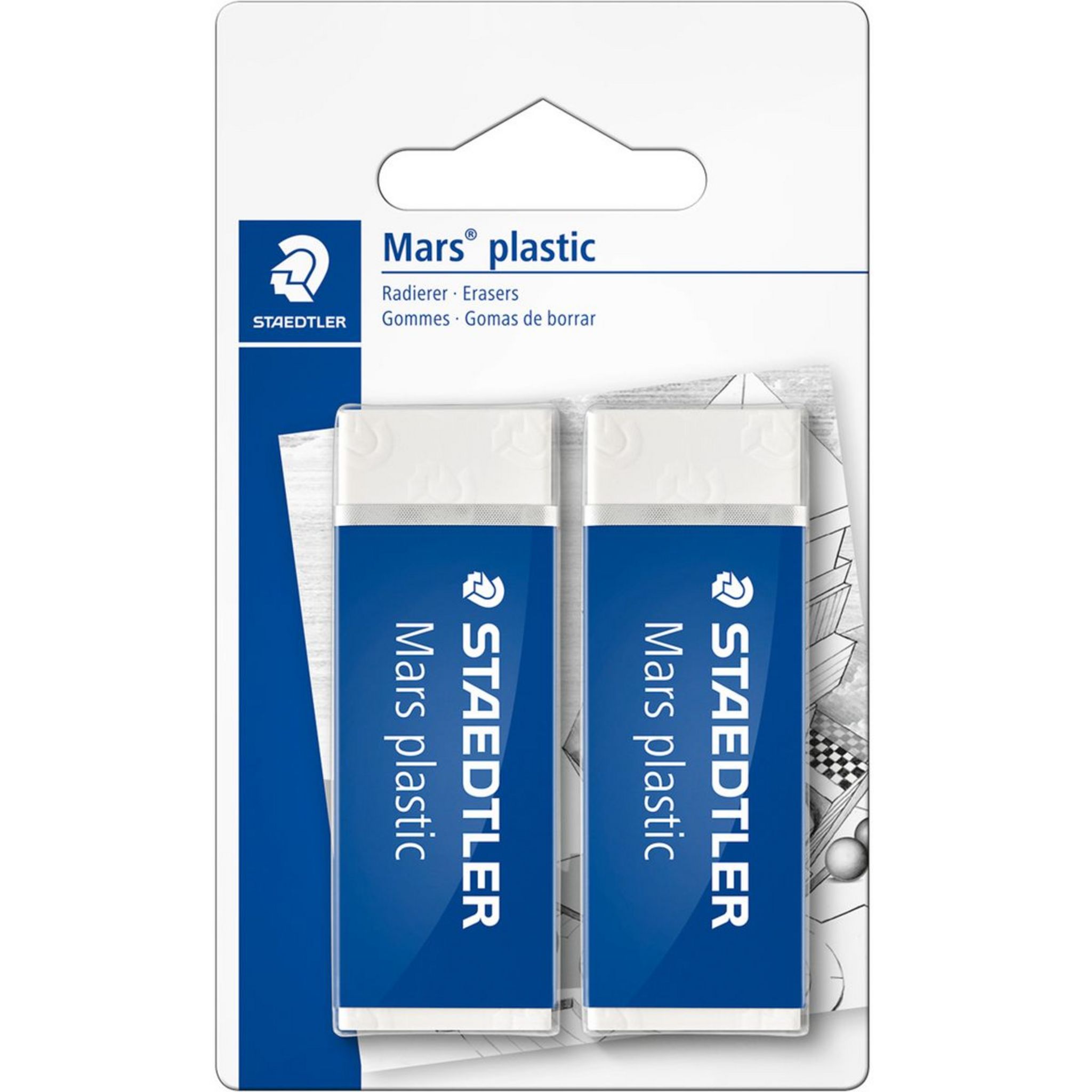 Staedtler 525 PVC-vrije gum, blauw