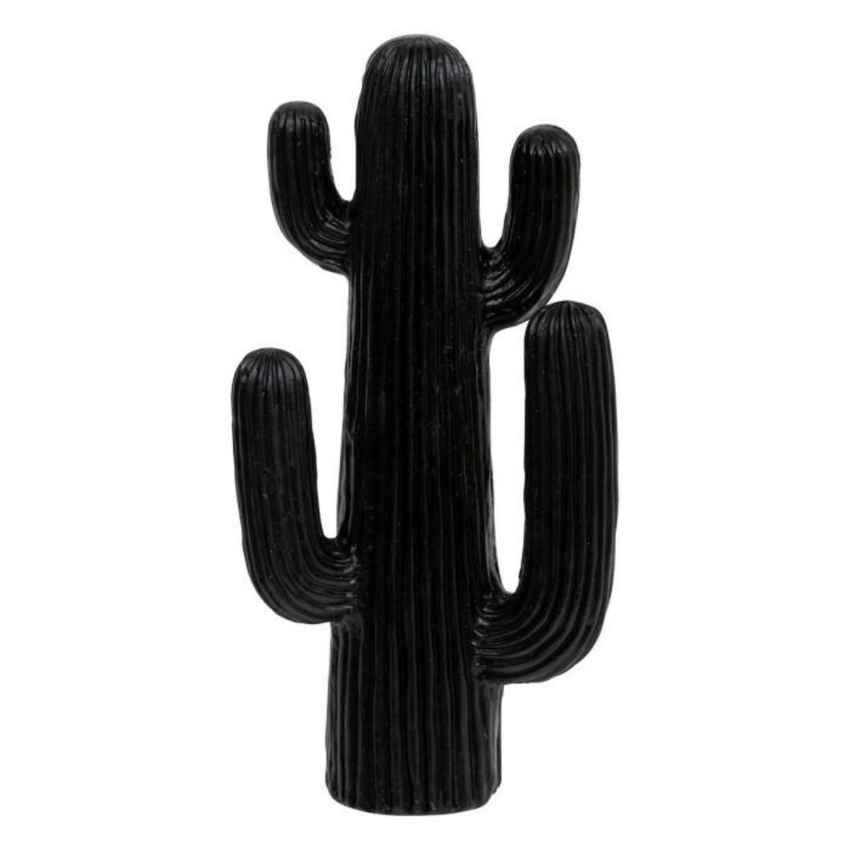 ATMOSPHERA Cactus Déco 4 Branches  Rodrigo  38cm Noir