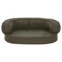 Voir la diapositive 3 : VIDAXL Matelas de lit ergonomique pour chien 60x42 cm Aspect de lin