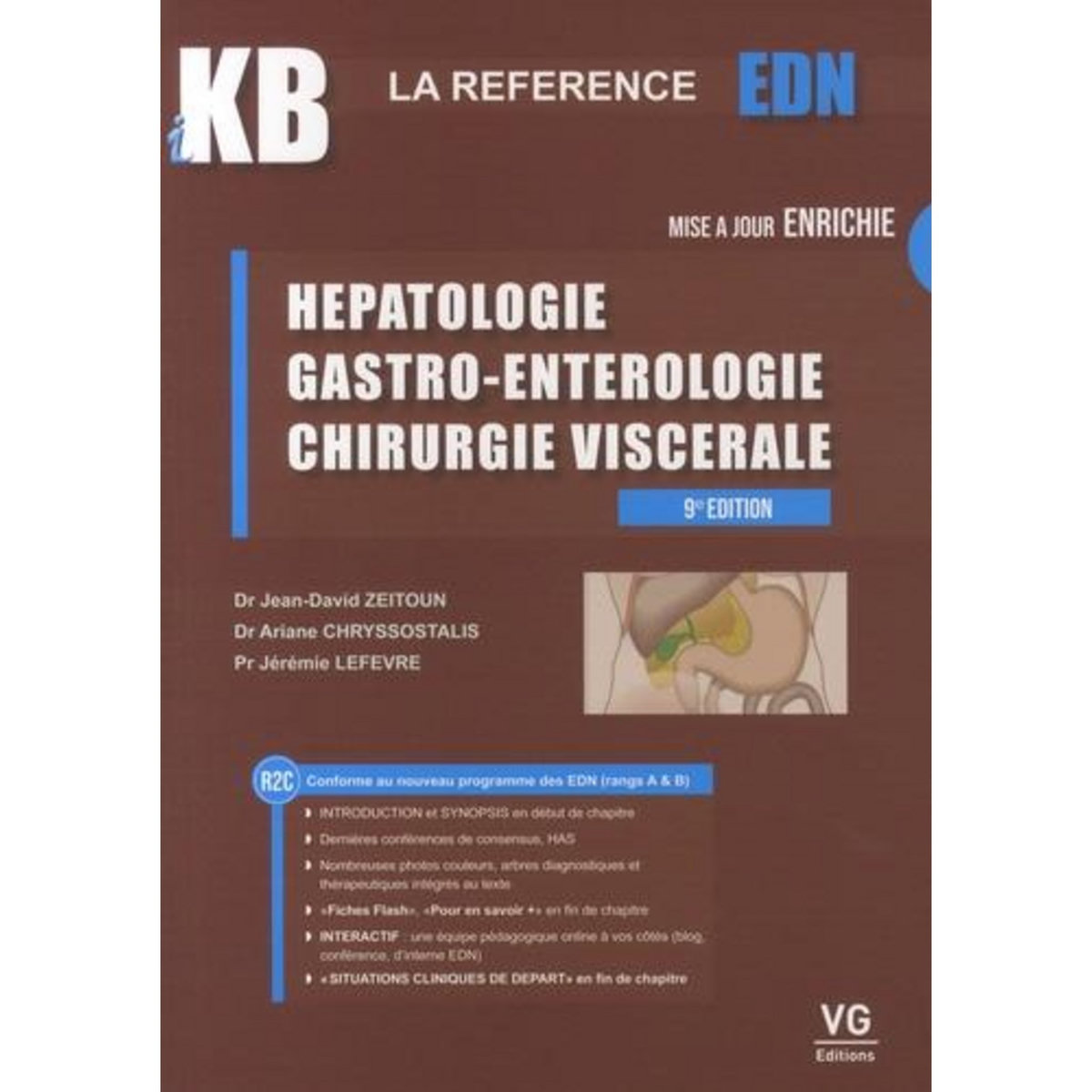 HEPATOLOGIE, GASTRO-ENTEROLOGIE, CHIRURGIE VISCERALE. 9E EDITION, Zeitoun Jean-David