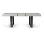 Voir la diapositive 5 : Table de séjour salle à manger extensible style industriel 160/200 cm MILTON