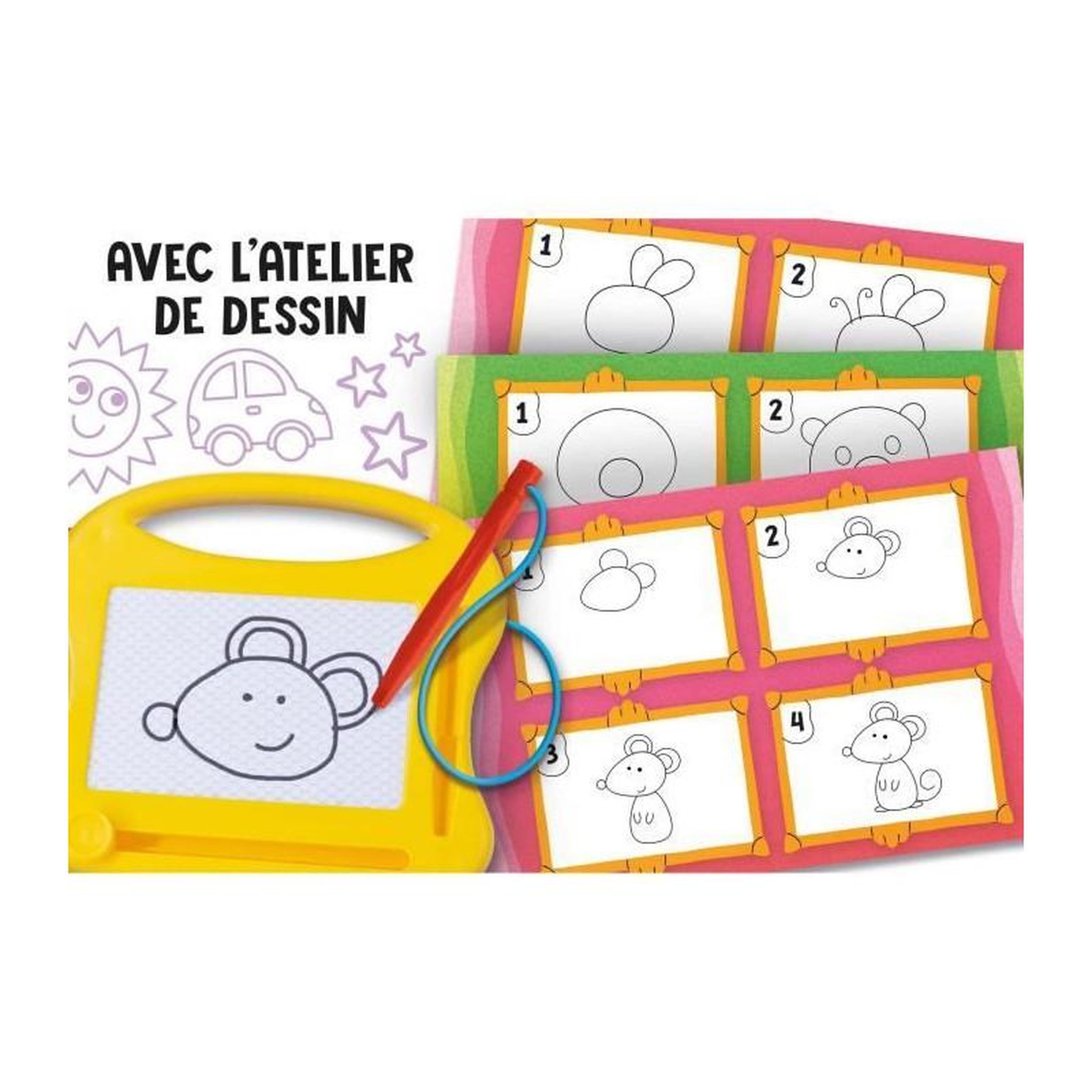 Voir la diapositive 3 : LISCIANI GIOCHI Mini ardoise magique Lisciani Giochi Multicolore