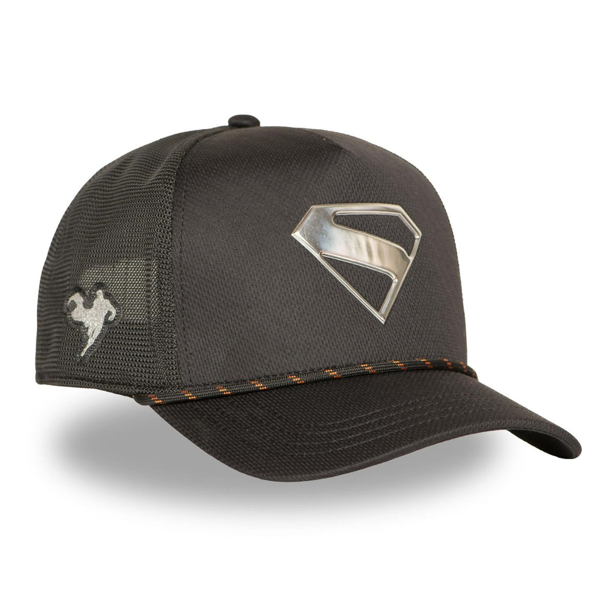 CAPSLAB Casquette Trucker avec filet finitions premium DC Comics Superman