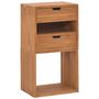 Voir la diapositive 1 : VIDAXL Armoire de rangement 40x30x76 cm Bois de teck massif