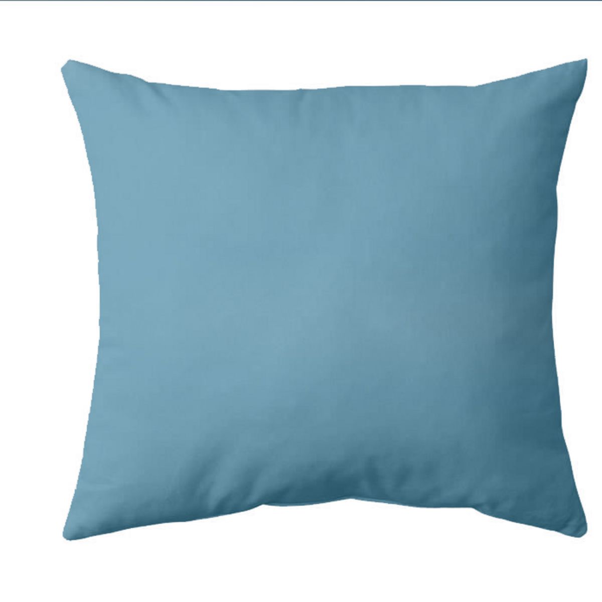 Taie d'oreiller unie en microfibre 