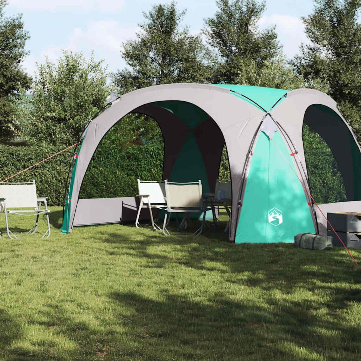 VIDAXL Tente de reception vert impermeable