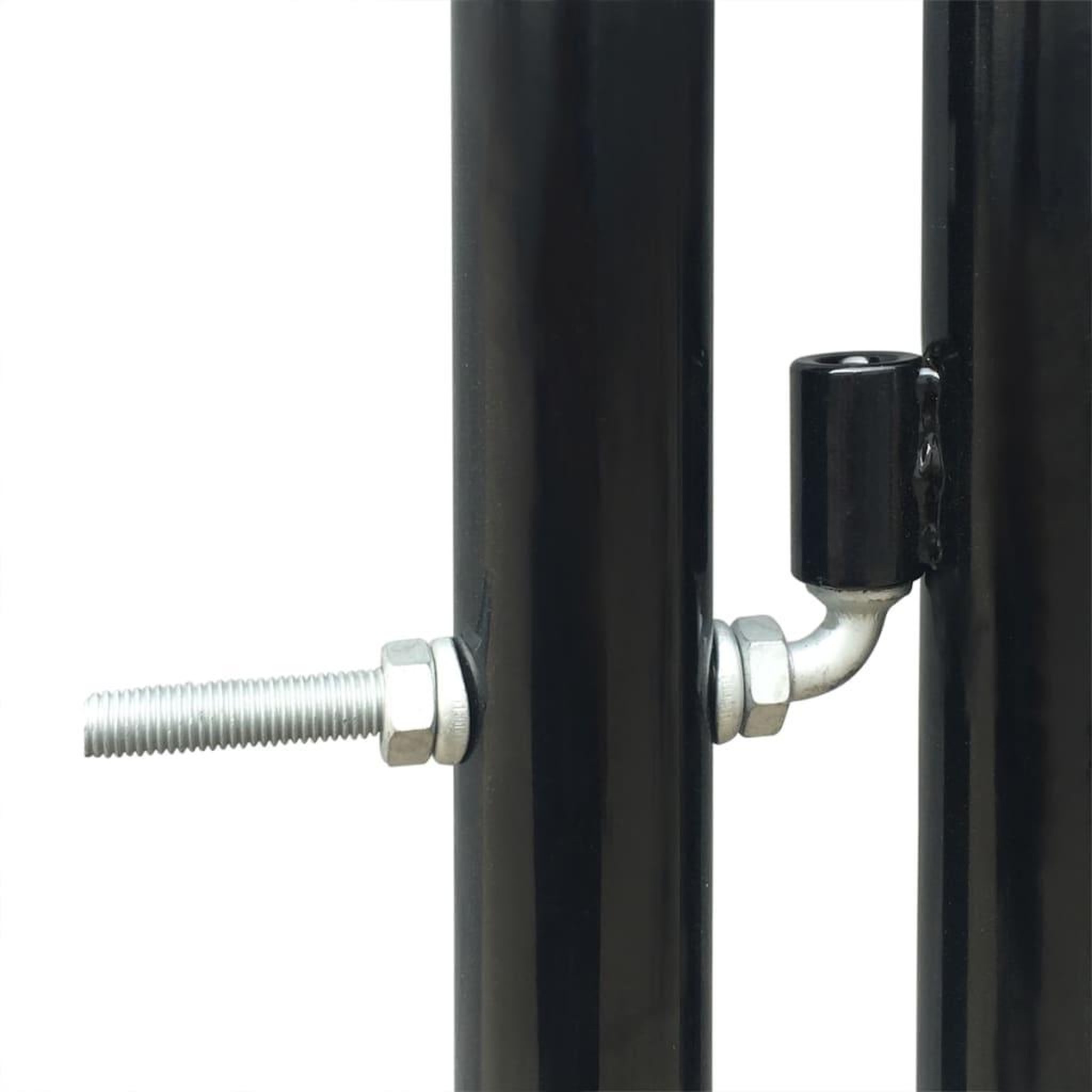 Voir la diapositive 3 : VIDAXL Portail simple de cloture Noir 300x175 cm