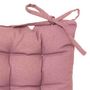 Voir la diapositive 2 : ATMOSPHERA Galette de Chaise  Loria  38x38cm Rose