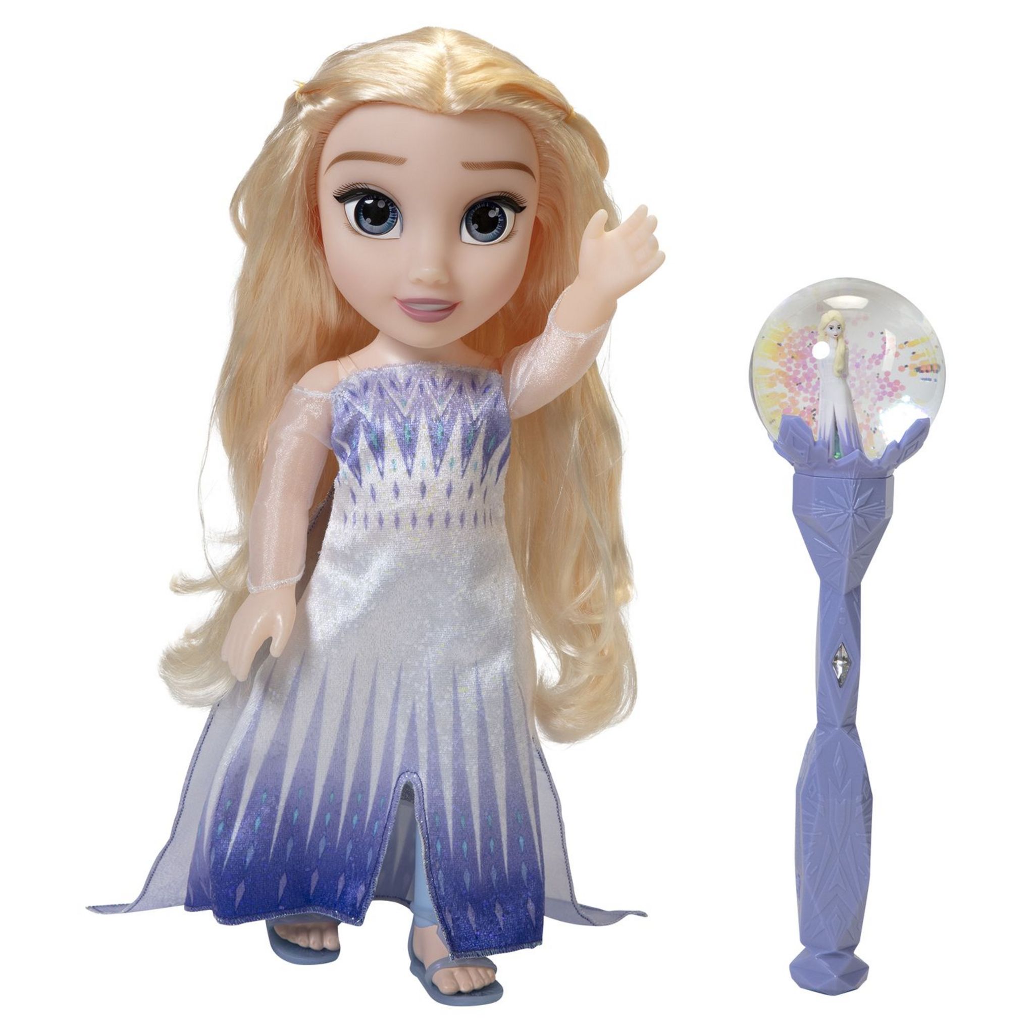 JAKKS PACIFIC Poupée Elsa 38 cm et sceptre sonore La reine des neiges