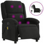 Voir la diapositive 2 : VIDAXL Fauteuil de massage inclinable electrique Noir Tissu